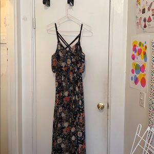 Flower maxi dress